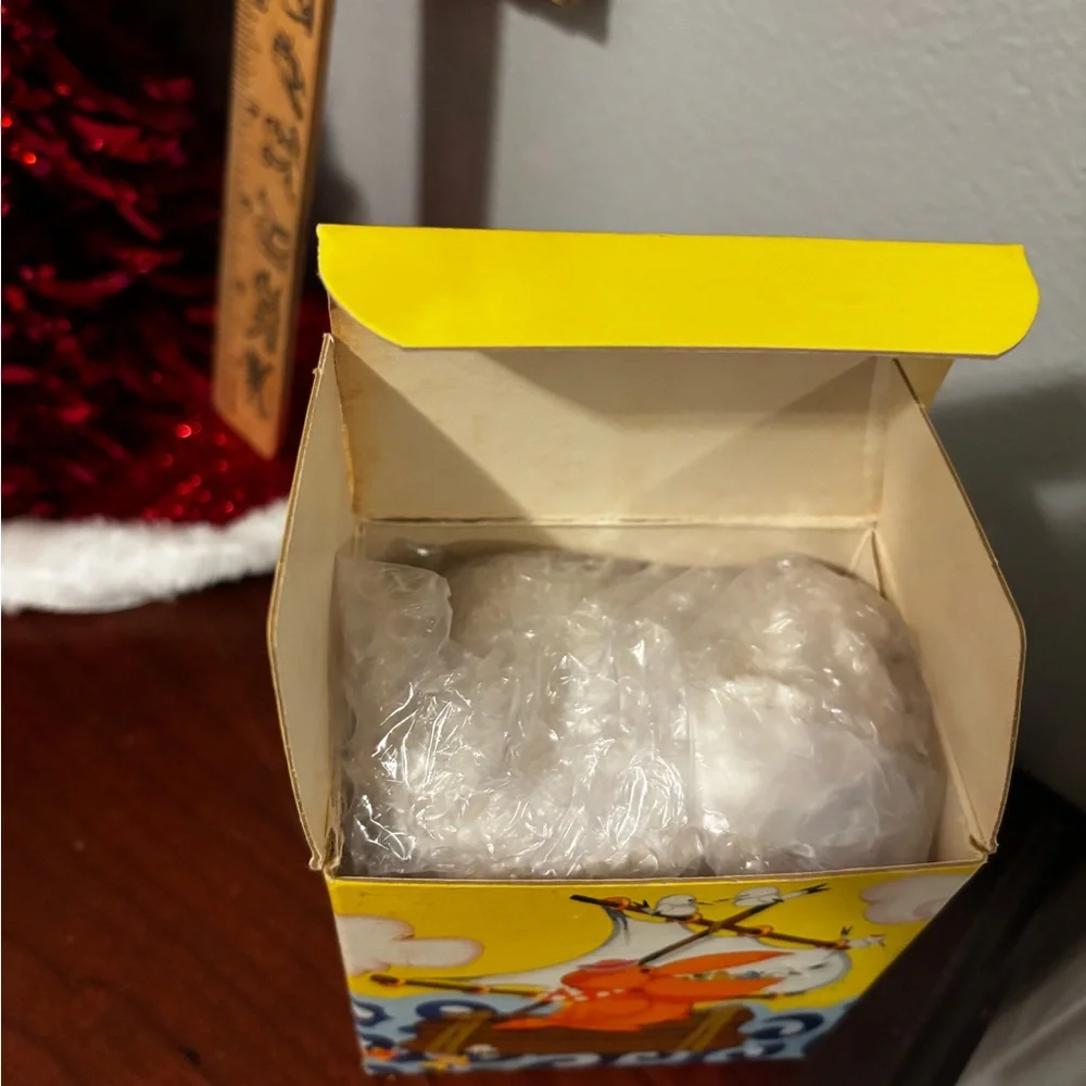 Vintage 1972 Avon Percy Pelican soap on a rope In original box